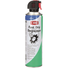 Aerosoldose mit schwarzem Sprühkopf und roter Hebelklappe, Aufdruck