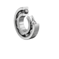 Offenes Kugellager in metallischer Optik