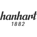 Schwarze Schrift „hanhart“ mit „1882“ darunter