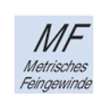 Schwarzes Logo mit den Worten „Metrisches Feingewinde“