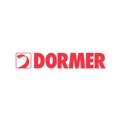 Rotes DORMER-Logo mit stilisiertem Symbol