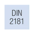 Graues Schild mit der Aufschrift DIN 2181