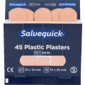 Verpackung mit 45 Pflastern, Aufdruck „Salvequick“ und „REF 6036“