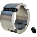 Metallring mit zwei schwarzen Gewindestiften und Aussparungen