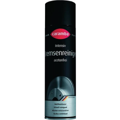 Schwarze Spraydose mit rotem caramba-Logo und silbernem Boden