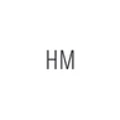 Graue Buchstaben „HM“