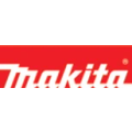 Rotes Makita-Logo auf weißem Hintergrund