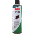 Grüne Spraydose mit schwarzer Kappe und Aufdruck „CRC SP 400“