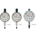 Drei runde Messuhren mit den Beschriftungen 803 A, 803 S und 803 SW