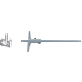 Metallisches Messwerkzeug mit Skala und Querarm