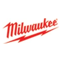 Rotes Milwaukee-Logo mit stilisiertem Blitz
