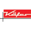 Rotes Logo mit weißer Schrift auf schwarzem Balken