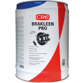 Große weiße Dose mit rotem und blauem Etikett, Aufschrift CRC